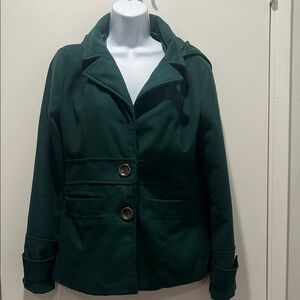 Elegant Green Women's Jacket